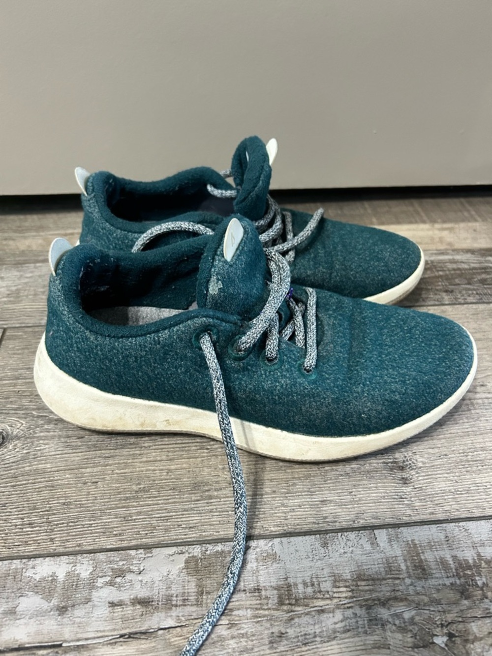 allbirds Women’s Wool Runners — Teal Green